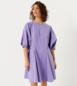 Платье мини с пышными рукавами на манжетах, ПА 139087w