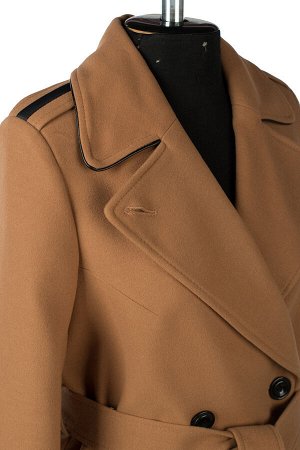 01-11320 Пальто женское демисезонное (пояс)