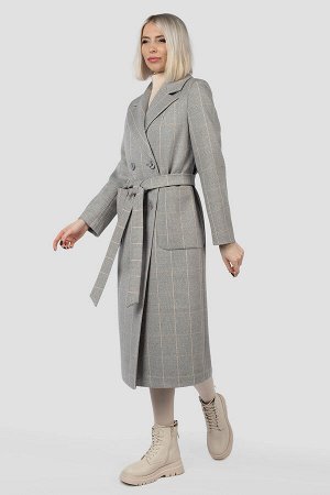 01-11577 Пальто женское демисезонное (пояс)