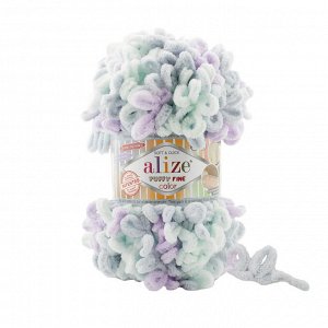 Пряжа для вязания Alize Puffy FINE color цвет №6466