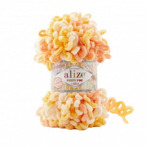 Пряжа для вязания Alize Puffy FINE color цвет №6467