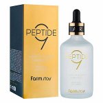 Омолаживающая ампульная сыворотка с пептидами FarmStay Peptide 9 Super Vitalizing Ampoule, 100мл