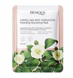 BIOAQUA CAMELLIAS ANTI-OXIDATION Антиоксидантная маска-салфетка для лица с экстрактом камелии, 25мл