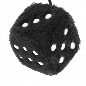 Украшение на зеркало, Пушистые кубики, 6x6 см