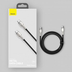 USB Кабель Baseus Cafule Series Metal Data Cable Type-C-Type-C 100W,1 м