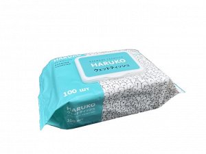 Детские влажные салфетки Haruko 100 шт Гипоаллергенные