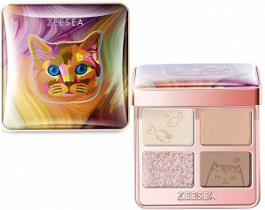 ZEESEA Mugen Ryo Animal Series Four Color Eyeshadow - 4-х цветные тени