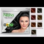 крем-краска на основе хны Ниша (Nisha)  50 гр цвет - темно-коричневый № 3,0