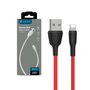 USB кабель Celebrat Secure Fast Data Cable For Lightning 2.4A