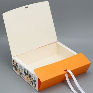 Коробка подарочная «Учителю, который вдохновляет», 31 х 24.5 х 8 см