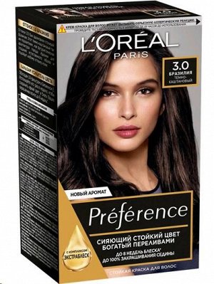 L'Oreal Paris Preference краска д/волос 4.15 каракас тем.каштан экст.блеск стойк/цв 174мл карт/уп /