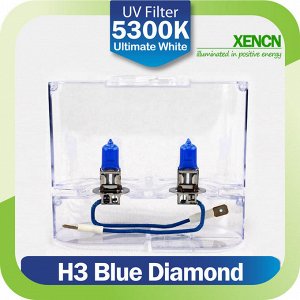 Лампы галогеновые XENCN (OSRAM), H3, Blue Diamond, 5300К, 12V, 55W