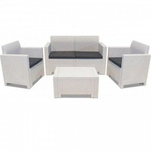 Комплект мебели Nebraska 2 Set, цвет белый, цвет подушки МИКС