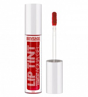 LUXVISAGE Тинт для губ с гиалуроновым комплексом LIP TINT AQUA GEL, 02 Красный # § NEW