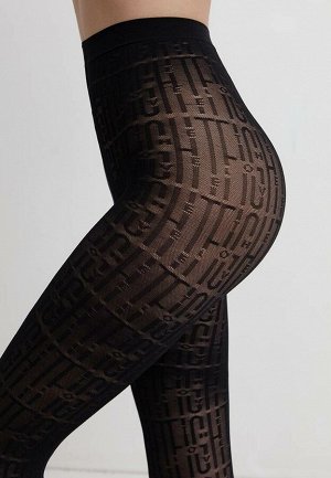 Art Колготки с рисунком «буквы» 40 ден