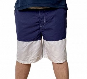 Легкие мужские шорты Rochester – летний бело-синий хит, не ощущаются на теле, мгновенно сохнут №215
