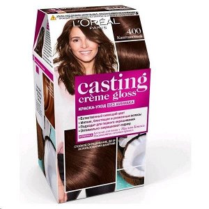 L'Oreal Paris Casting Gloss краска д/волос крем. т.400 каштан блеск стойк/цв 130мл карт/уп / 6шт / A