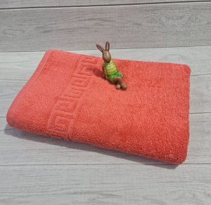 Полотенце махровое банное 70х140 Греческий коралл