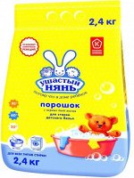 Ушастый нянь порошок д/стирки детс. 2,4кг д/в тип.бел. м/уп 1шт / 4шт / 054673 / 010137,011269