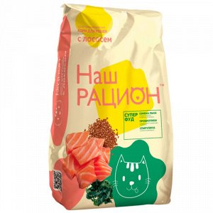 Наш рацион д/кош Лосось 400гр.