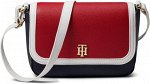 Tommy Hilfiger Liv II Flap Crossbody Color-Block Pebble PVC