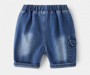 Джинсовые шорты для мальчика, цвет синий