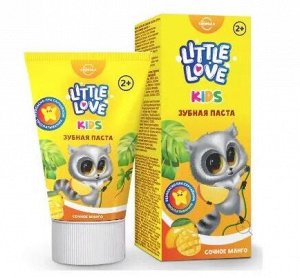Зубная паста Little Love Сочное манго 62гр. Для детей от 2х лет