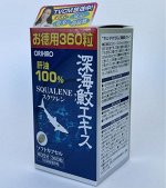 Сквален акулий Orihiro &quot;Squalene&quot;, 360 шт. на 60 дней из Японии