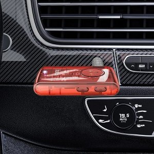 NEW ! Автомобильный Bluetooth-приемник HOCO E66 Transparent 200 мАh, Jack 3.5мм/Bluetooth, оранжевый
