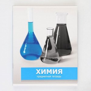 ArtFox STUDY Тетрадь в клетку, предметная, 48 л.,на скрепке, А5 «ПРЕДМЕТЫ. Химия»