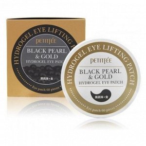 Патчи для век PETITFEE HydrogelEyePatch BLACK PEARL & GOLD 60 шт