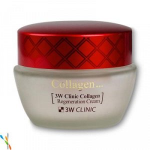 Крем для лица 3wClinic CollagenRegeneration Cream с коллагеном восстанавливающий