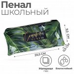 Пенал мягкий «Сочиняй мечты», 1 отделение, 95x205 мм, плоский, ПВХ