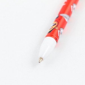 Ручка пластик с колпачком «Ручка трудоголика», синяя паста, шариковая 0,5 мм.