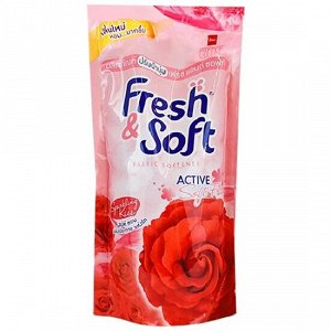 Lion Thailand Кондиционер-ополаскиватель для белья LION Fresh&amp;Soft Искристый Поцелуй парфюмированный 600 мл