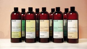 SALON BEAUTY Бальзам для волос с маслом семян льна 1000мл, Оллин