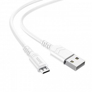 Кабель USB - micro USB Hoco X62  100см 2,4A  (white)