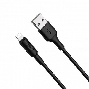 Кабель USB - Apple lightning Hoco X25  100см 2A (black)