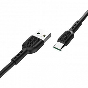 Кабель USB - Type-C Hoco X33 5A Surge  100см 5A (black)