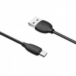 Кабель USB - micro USB Borofone BX19  100см 2,4A (black)