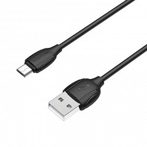 Кабель USB - micro USB Borofone BX19  100см 2,4A (black)