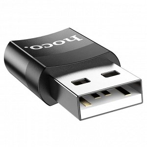 Адаптер Hoco UA17 USB2.0/Type-C (black)