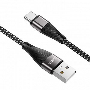 Кабель USB - Type-C Hoco X57 Blessing  100см 3A (black)