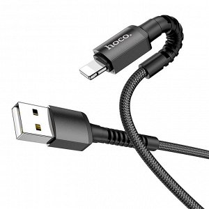Кабель USB - Apple lightning Hoco X71 Especial  100см 2,4A (black)