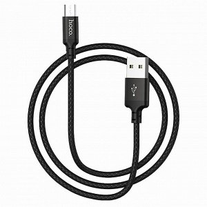 Кабель USB - micro USB Hoco X14 Times Speed  200см 2A (black)