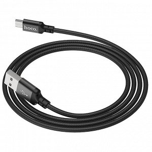 Кабель USB - micro USB Hoco X14 Times Speed  200см 2A (black)