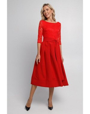 Платье 0017-01-19-16 Красный