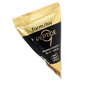 Скраб для лица с комплексом пептидов FarmStay Peptide 9 Baking Powder Pore Scrub, 7гр