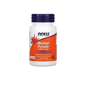 Витамины отдельные NOW Methyl Folate 1000 mcg 90 tab
