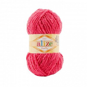 Пряжа Alize Softy Ализе Софти №798 малиновый